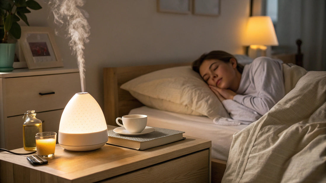 woman sleeping in calm room